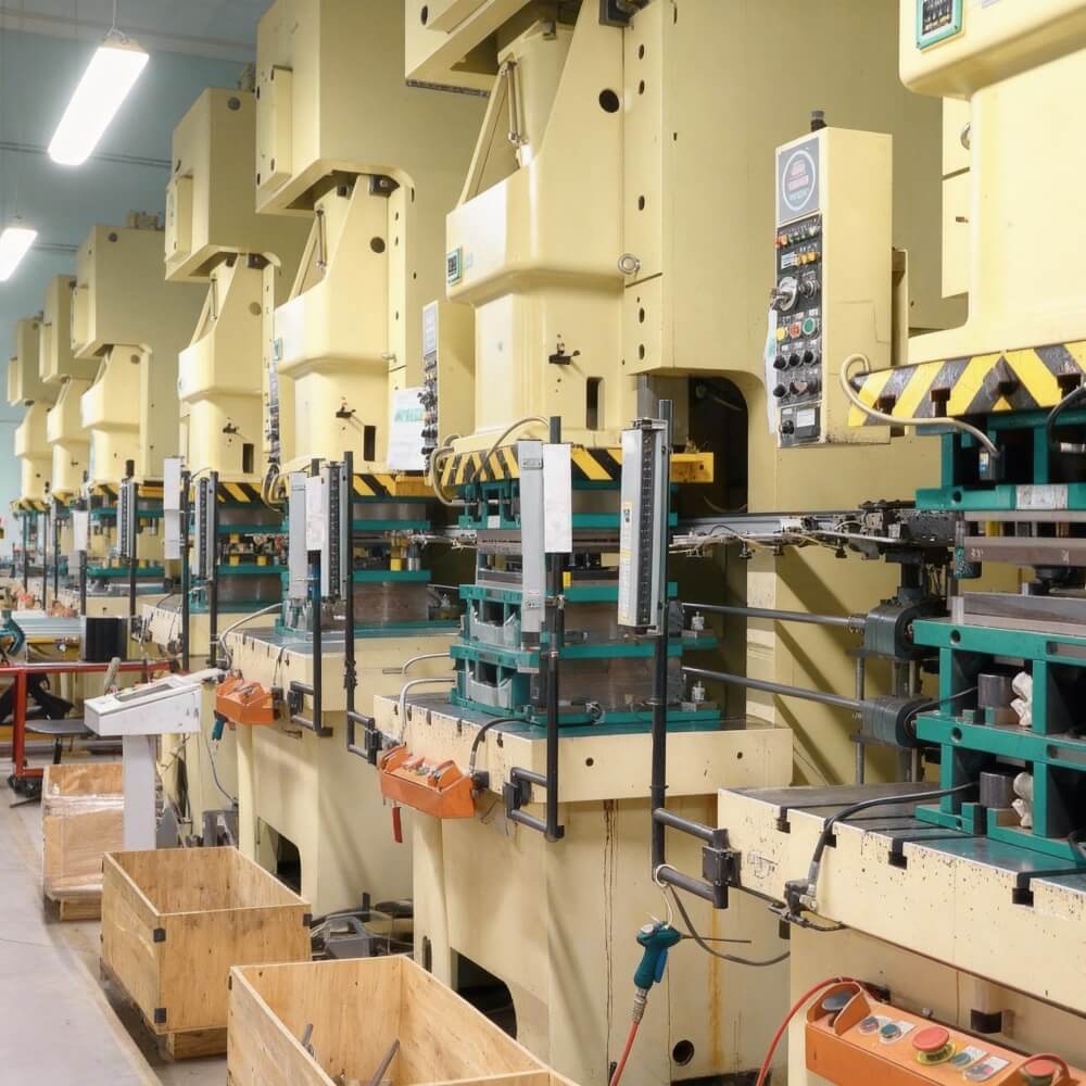 utrustning för stansning av plåt