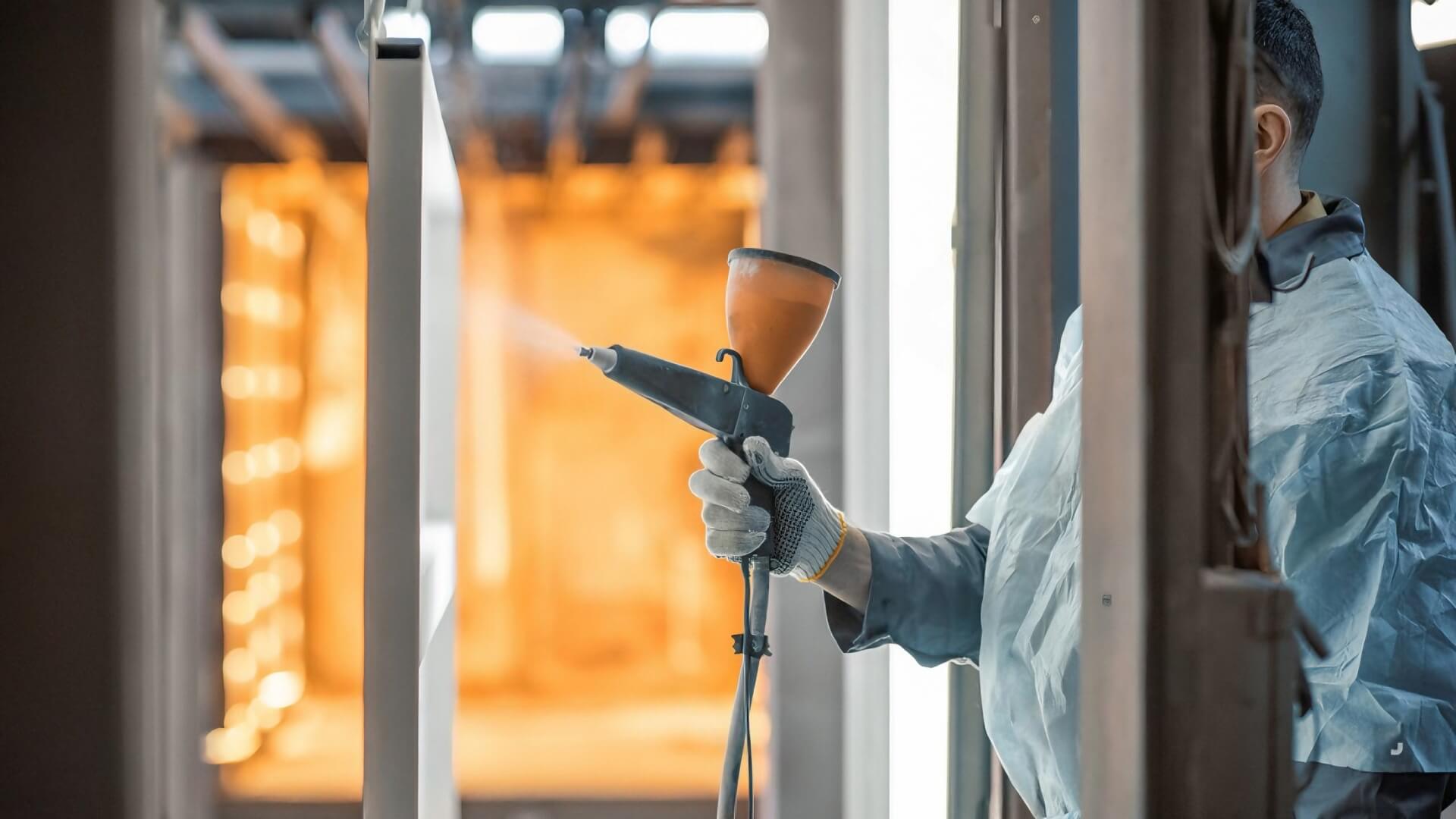 revêtement en poudre