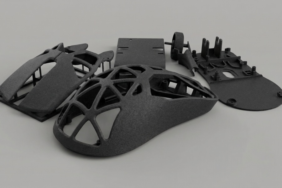 PA12 nylon 3D printed parts