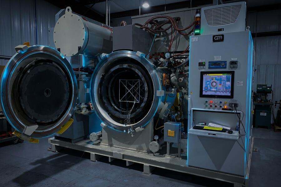 Aerospace vacuum furnace for thermal processing and stress relief