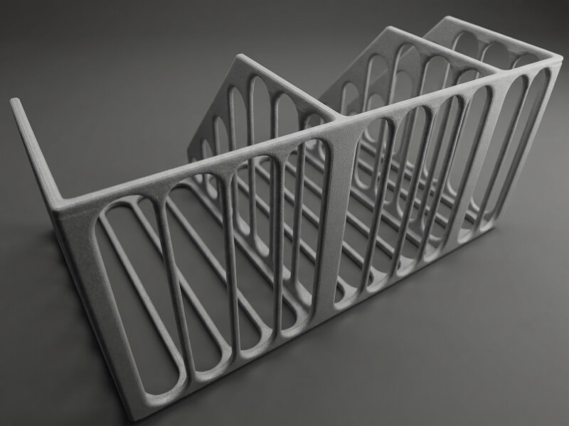 Durable functional part with thin-walled organic design manufactured using professional SLS printing services