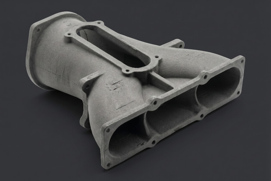 One-piece 3D printed hydraulic manifold
