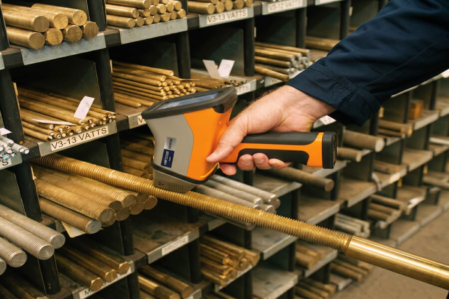 PMI testing for brass material traceability and purity