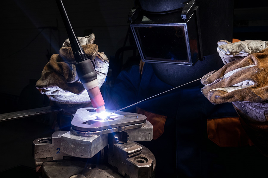 Precision TIG welding for medical device assembly