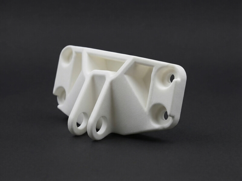 Ribbed design mitigating warpage for SLS printing services