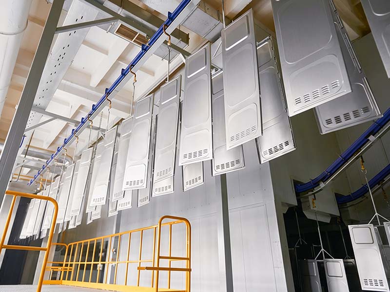 sheet metal powder coating