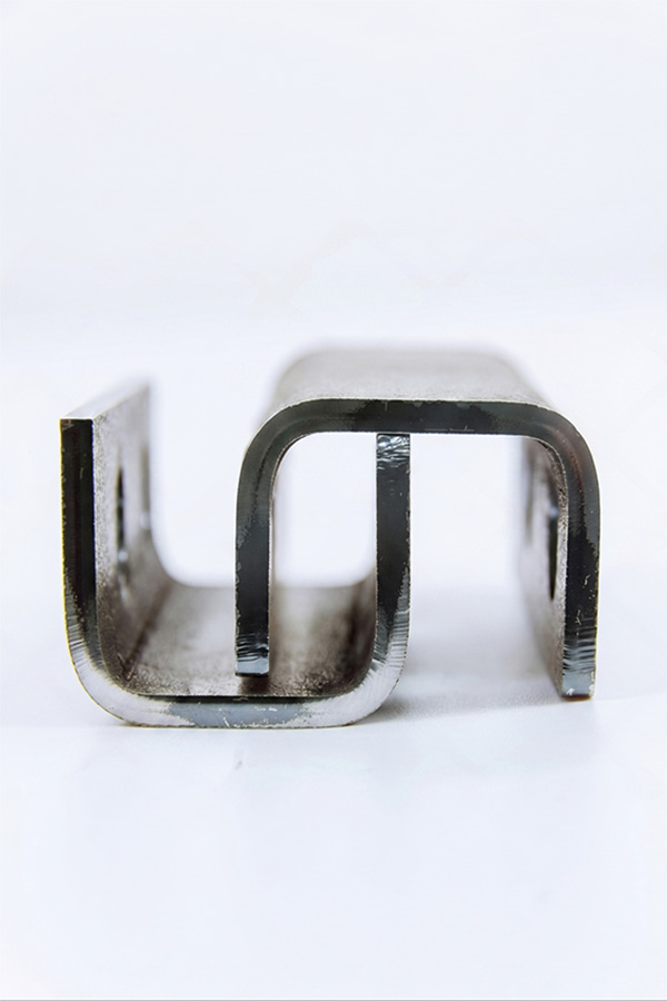 12-gauge steel structural reinforcement channel