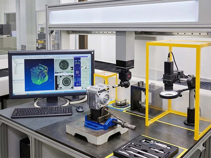 Ispezione di qualità con CMM e AOI