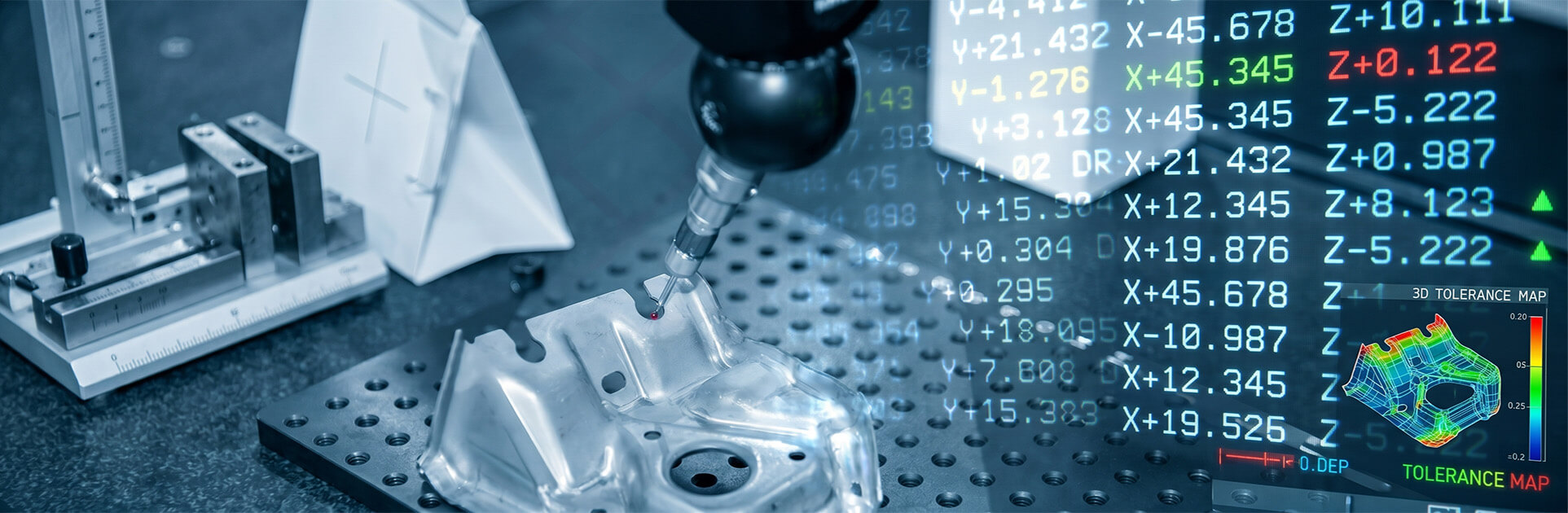 CMM quality control inspection