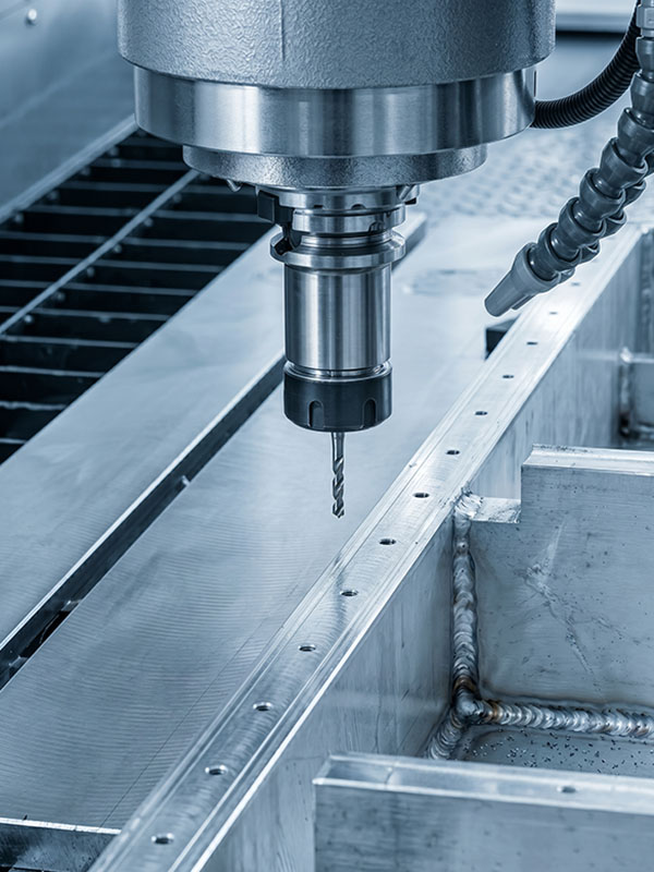 CNC machining aluminum extrusion for battery enclosure