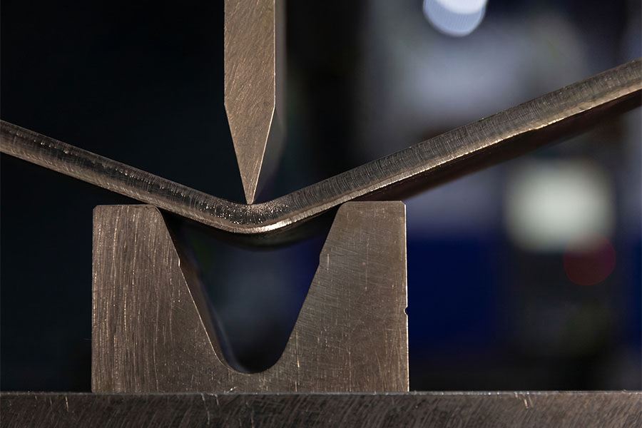 CNC press brake forming