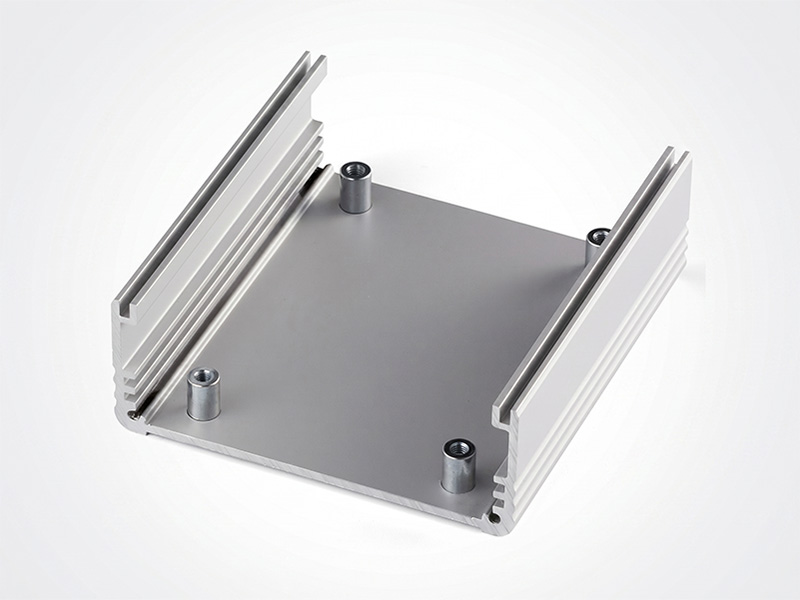 Contenitore in alluminio estruso personalizzato con scanalature di montaggio