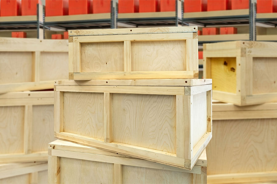 Export grade wooden crating