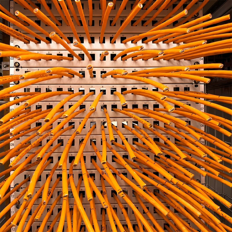Fully integrated custom server rack ready for immediate hardware deployment