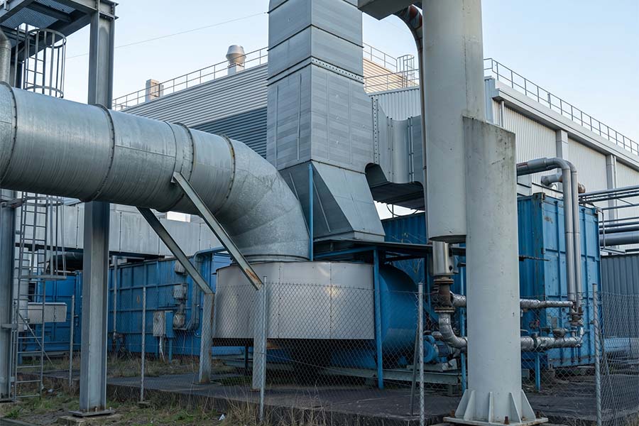 Industrial ductwork flanged joint connections