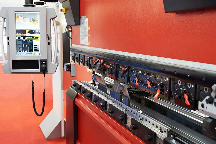 Multi-axis CNC press brake for precision bending