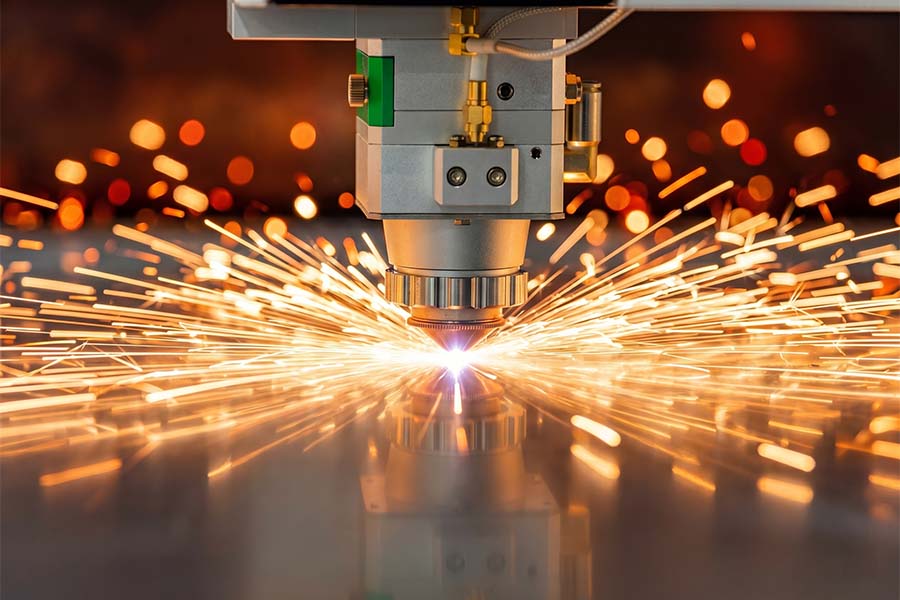 Precision laser cutting for custom server rack ventilation patterns