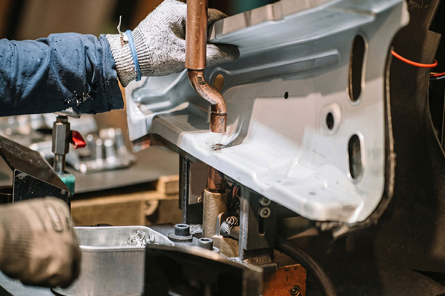 Resistance spot welding of sheet metal lap joints