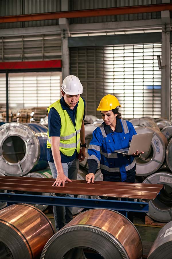 Sheet metal quality inspection