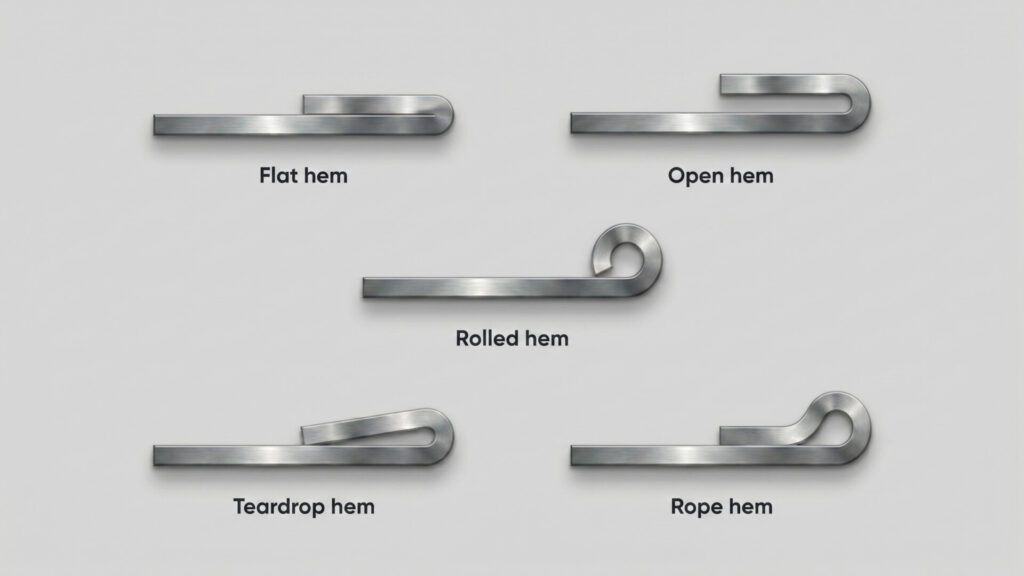 types of hemtypes of hem