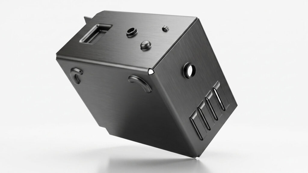 Custom 5052 aluminum sheet metal electronic enclosure