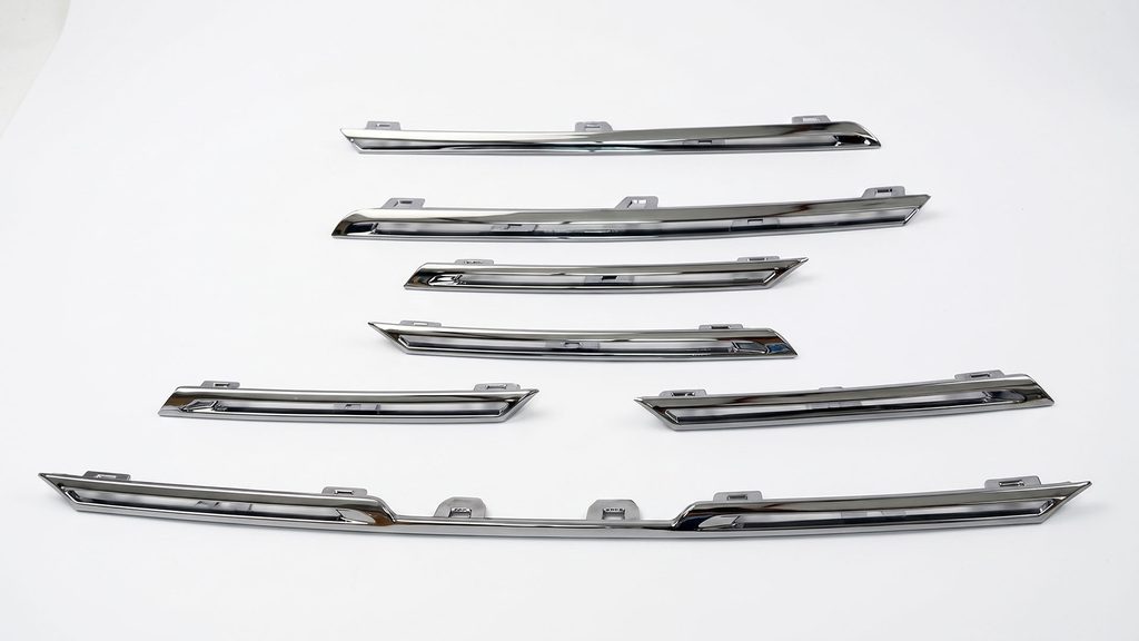 Assorted nickel plated custom sheet metal parts