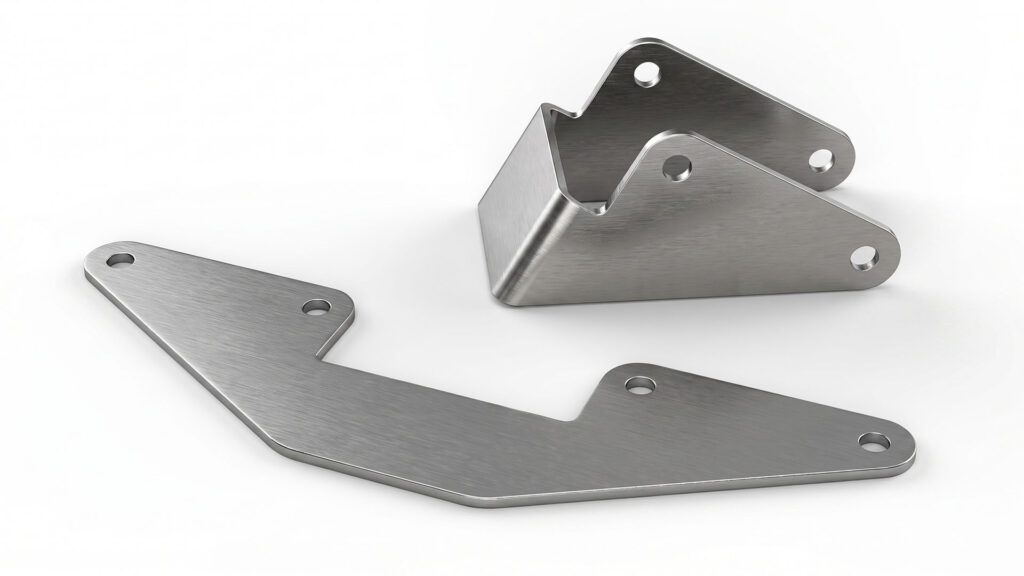 Custom precision sheet metal plate and bracket
