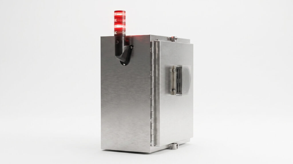 Industrial stainless steel electrical junction box enclosure