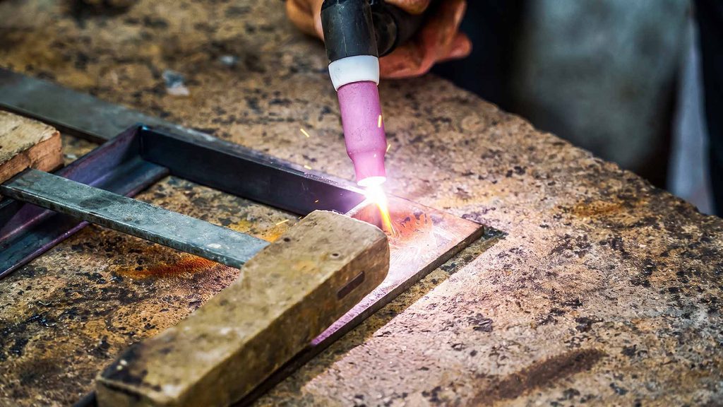 TIG welding sheet metal joint