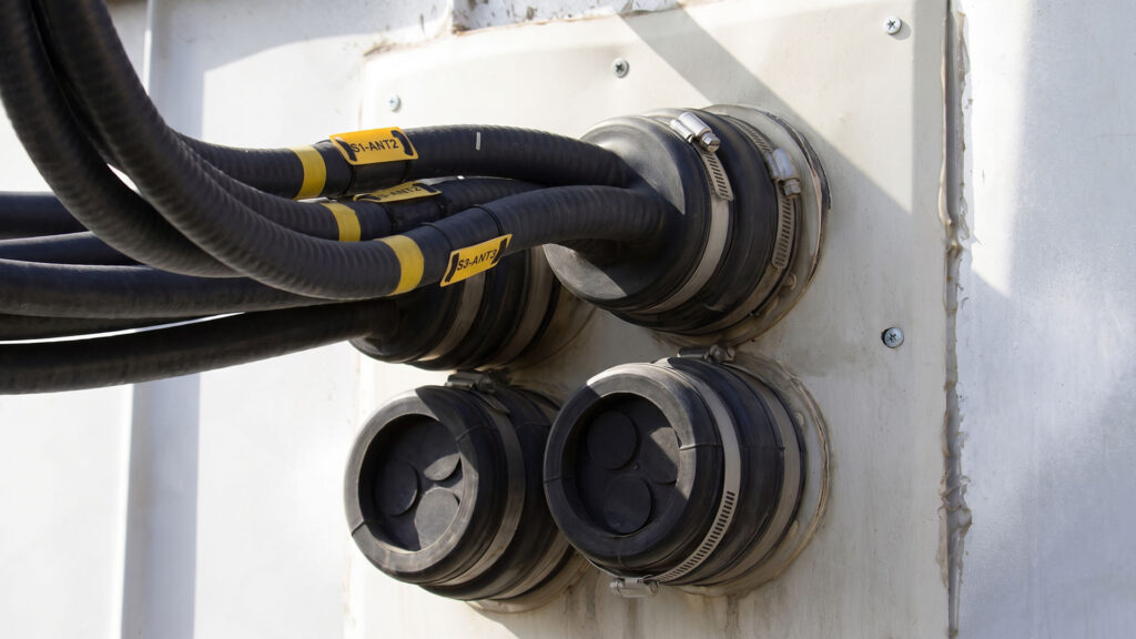 Waterproof cable glands on sheet metal enclosure